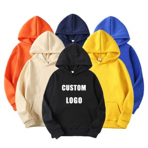 Premium Cotton Custom Logo Winter Hoodie for Men's Outdoor Activities